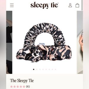 Sleepy Tie - Leopard - Small